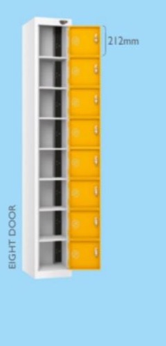 Eight door ALC locker configuration