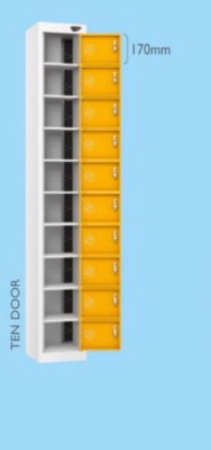 Ten door ALC locker configuration